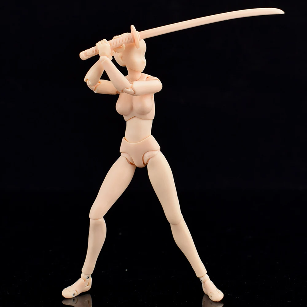 Tamanshii S. Figuarts Body Kun DX набор женский светло оранжевый цвет кожи переменная кукла ПВХ
