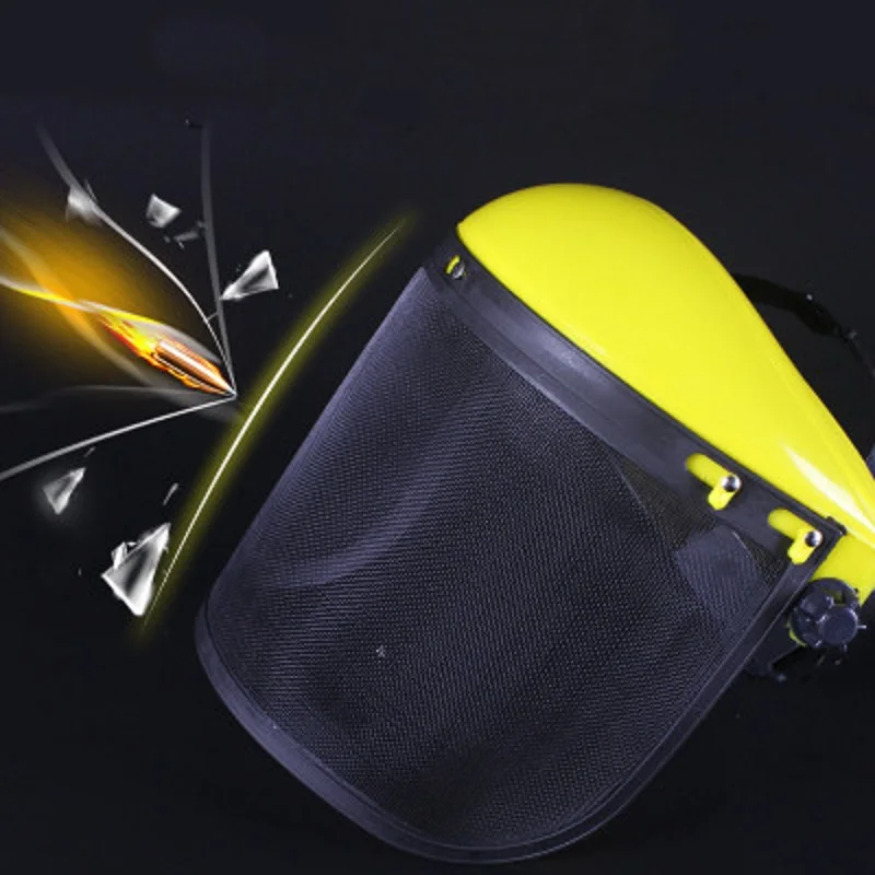 

Facial Pritection Mask Safety Helmet ABS Stainless Steel Anti-splash Mask Weeding Trimmer Logging Brush-cutter Forestry Visor