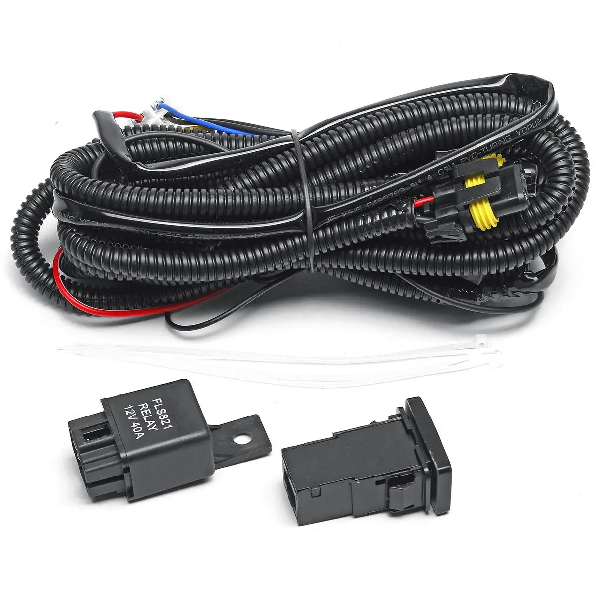 1 пара 12 v ПТФ в передний бампер+ крышка грили с проводов для Toyota RAV4 Rav 4 2013 лампы Комплект TO2592130