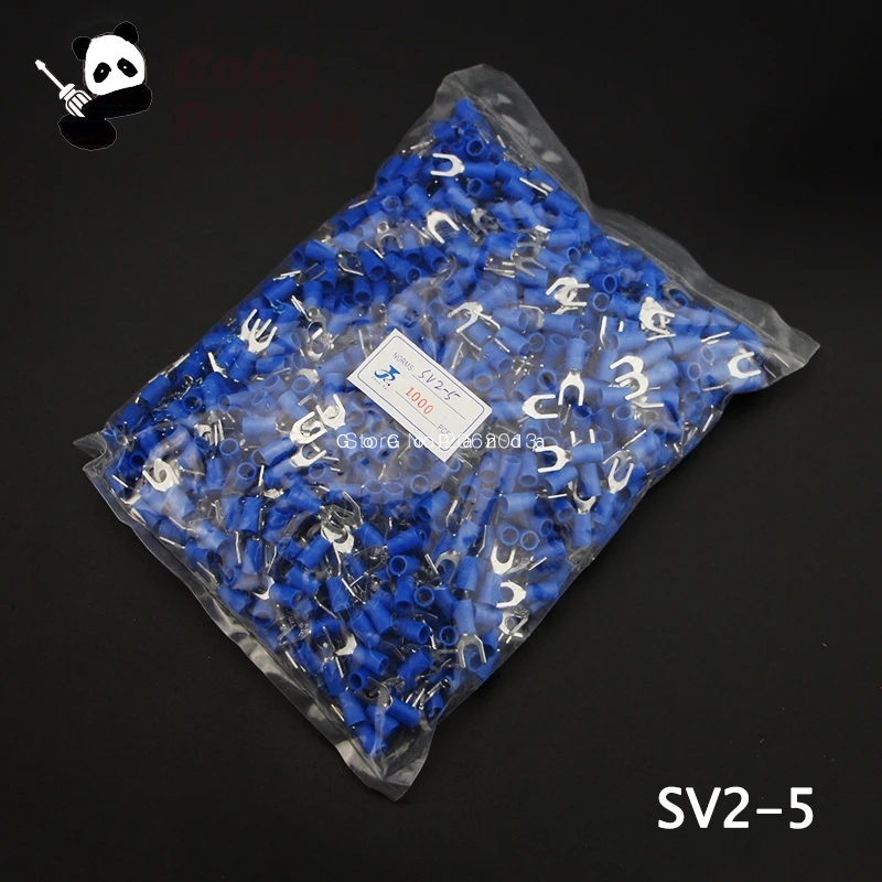 1000 шт SV2 (3 4 5 6) Изолированные Наконечники провода электрический наконечник