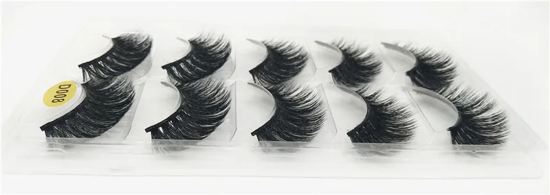 Новинка Модные накладные ресницы 3D ручной работы норковые волосы натуральные