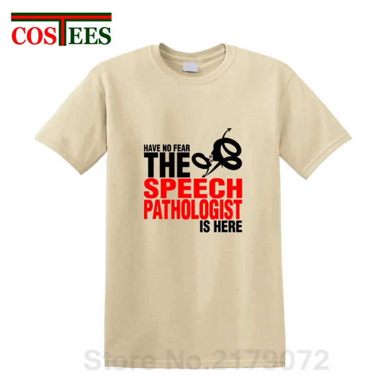 Have No Fear The Speech patholog Is Here футболка для мужчин забавная Мужская комическая брендовая