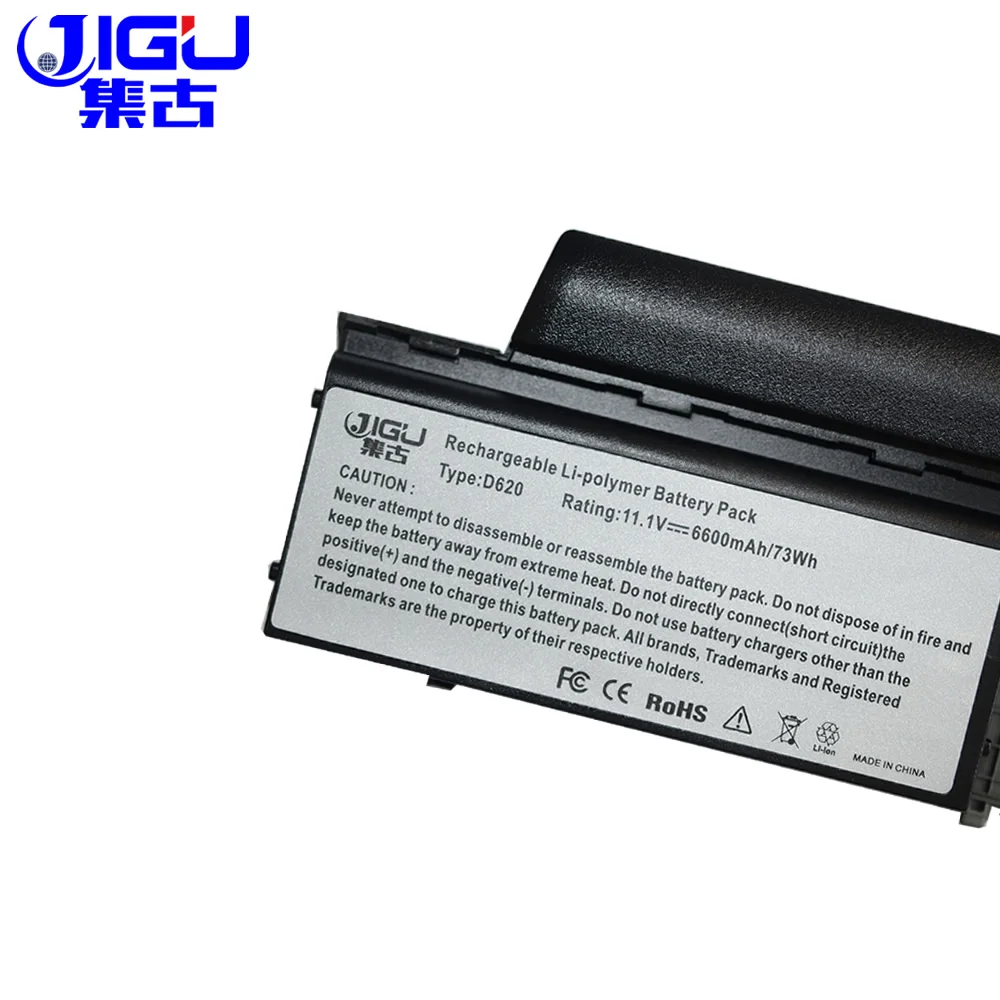JIGU Аккумулятор для ноутбука Dell Latitude D620 DELL 312 0383 0386 451 10297 10298 JD634 PC764 TC030 TD175|battery for