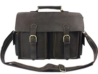 2020 vintage crazy horse leather men messenger bags genuine leather shoulder bags men crossbody bag handbag toe briefcase m201
