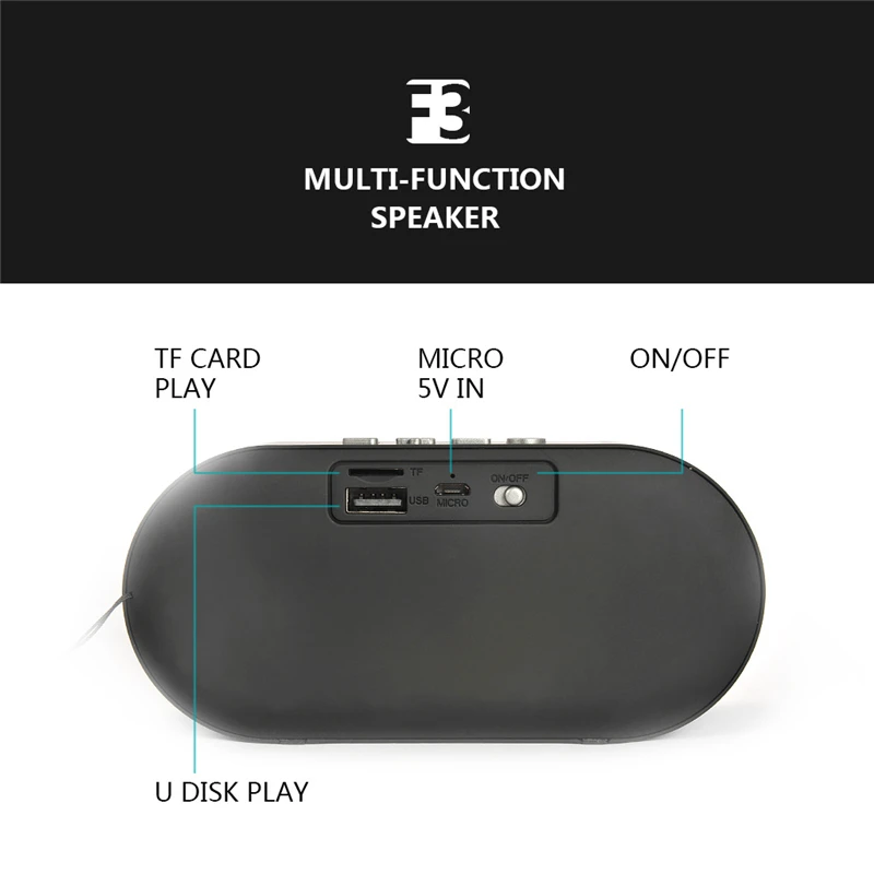 Беспроводная Bluetooth-колонка с поддержкой TF-карты и USB-флеш-накопителя | Электроника