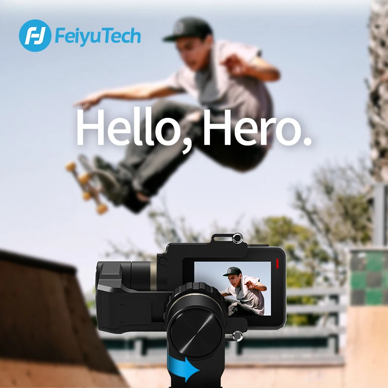Feiyutech Feiyu WG2X Водонепроницаемый 3 оси Brushels карданный стабилизатор для экшн камеры