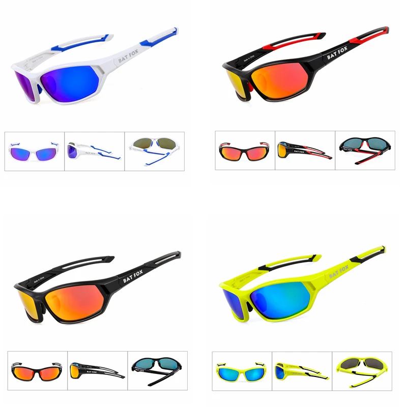 Фотохромные поляризованные очки BATFOX солнцезащитные для вождения велосипеда