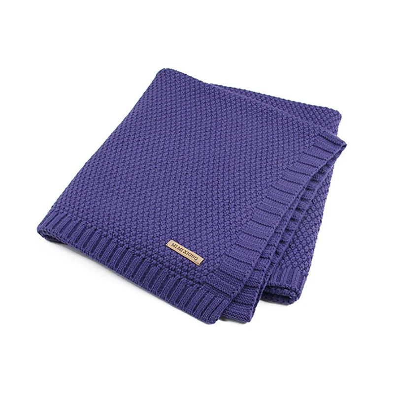 

Soft Baby Acrylic Knitted Blanket Infant Swaddle Wrap Newborn Sleeping Blankets Kids Bath Towel Stroller Sofa Crib Bedding Quilt