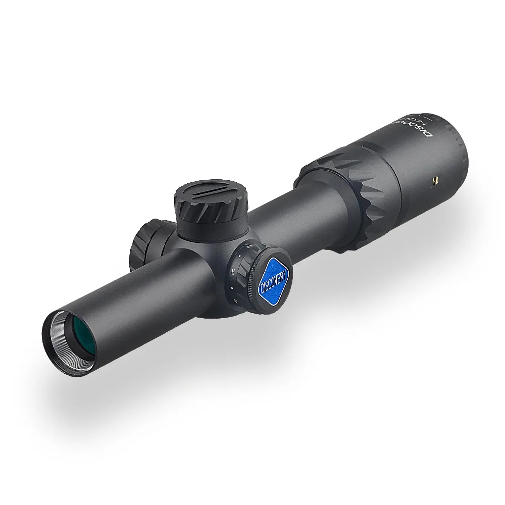 Дискавери HD 1-6X24 IR Тактический Компактный ar прицел стекло с гравировкой светящаяся сетка длинный глаз рельеф прицел подходит 30-06 308 AR15