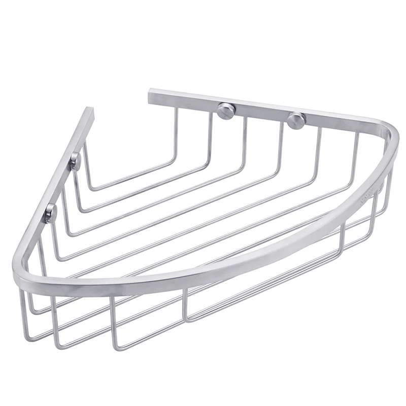 Матовый угловой Душ Caddy-Rustproof нержавеющая сталь настенное крепление корзина для