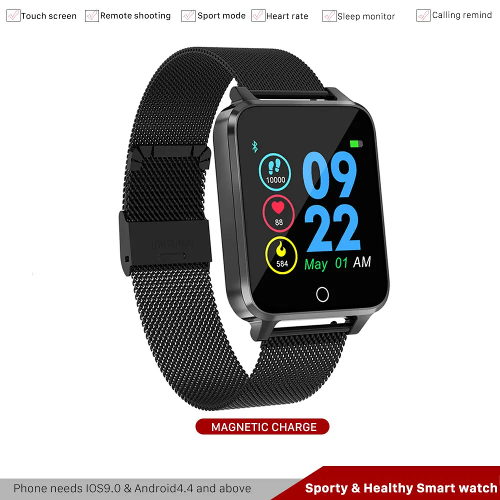 Мужские спортивные и смарт часы для поддержания здоровья водонепроницаемые IP68