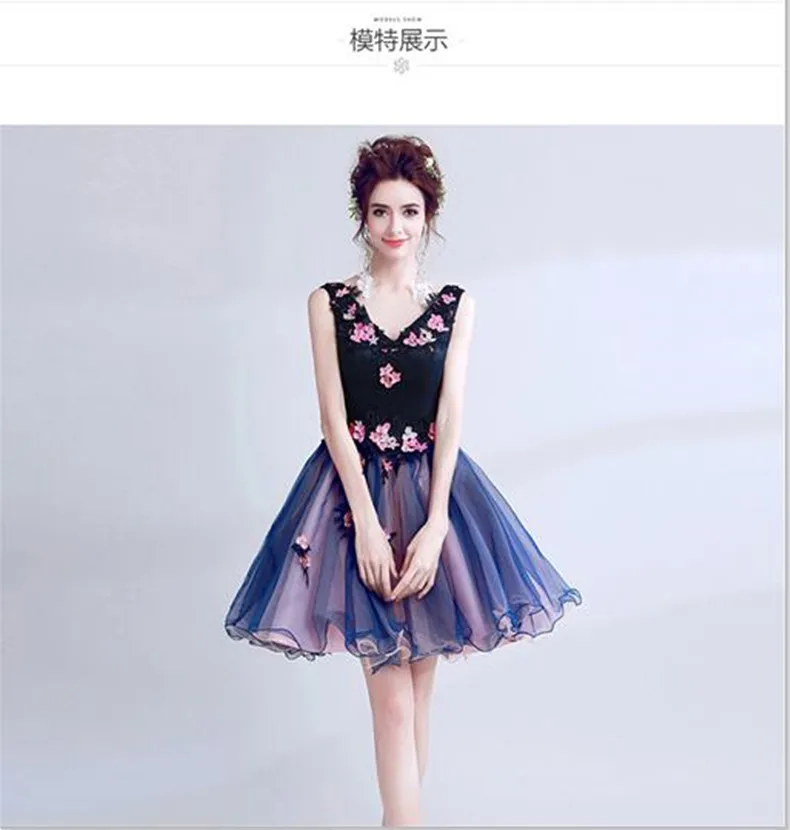 Robe de soiree, кружевное платье с v-образным вырезом, без рукавов, с бисером, синее, роскошное, элегантное, длинное, вечернее платье, знаменитые Аппликации, цветы, вечерние, торжественное платье