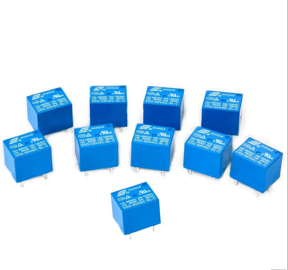 Реле 10 шт. реле мощности 5 В стандартное новинка хорошее качество для arduino |