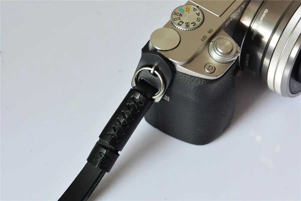 Новый черный коричневый классический ремешок из натуральной кожи для Canon Nikon Sony