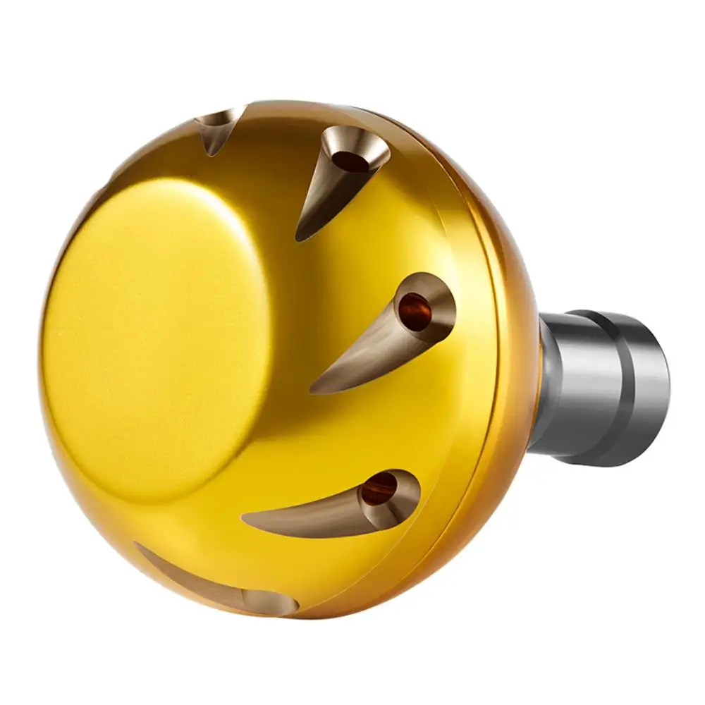 Gold Light Pewter Piscifun 47 мм катушка ручка для Shimano B Стелла SW биомастер Сарагоса Твин мощность SW Мощность ручка - Цвет: Gold Light Pewter