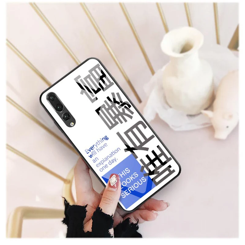 Fashion Tempered Glass Painted Cases For Huawei P20plus Case Back Cover P20 plus P20+ CLT-AL01 Protective Shell |