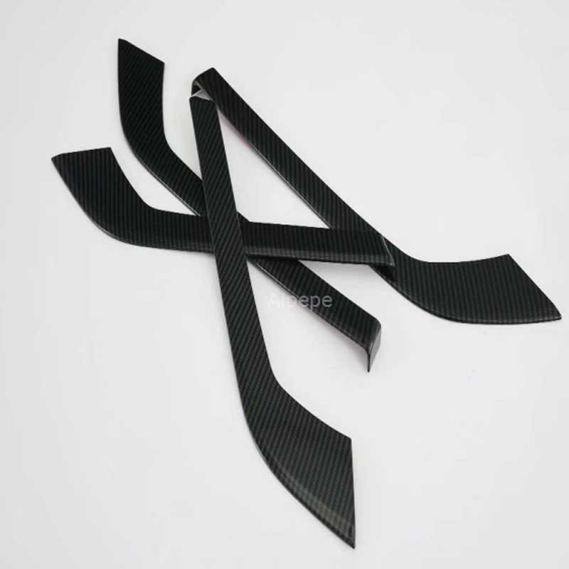 Стайлинг автомобиля из углеродного волокна внутренняя ручка Обложка наклейка в