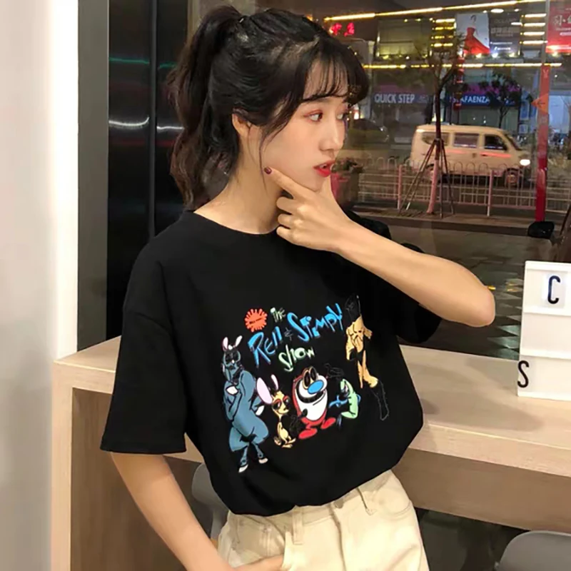LooseandSlimShorsleeved tshirtGirl|Футболки| |