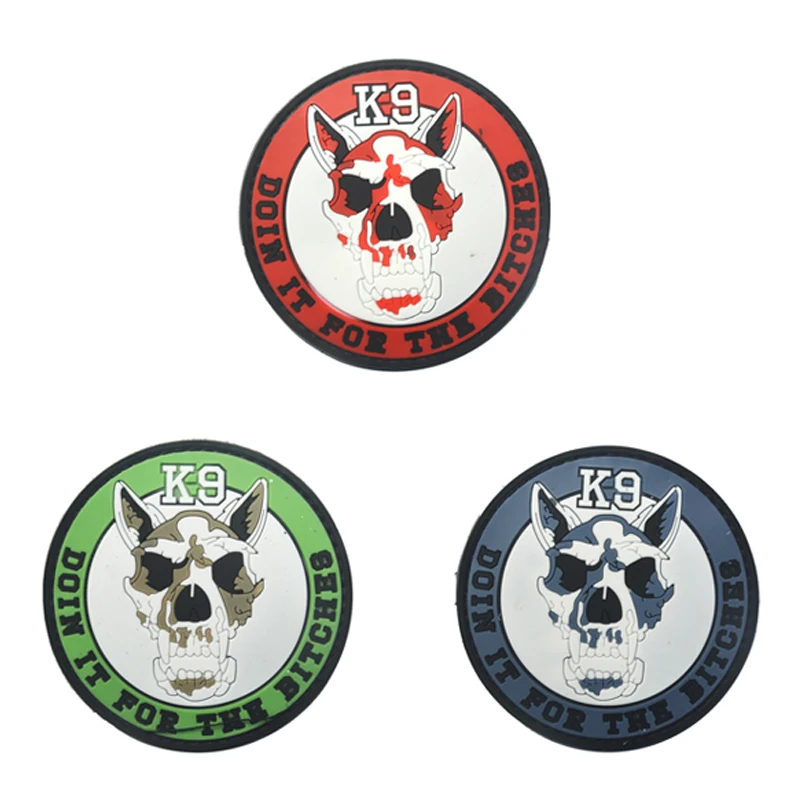 Вышитый/ПВХ армия США K9 Тактический значок собаки аппликация Эмблема