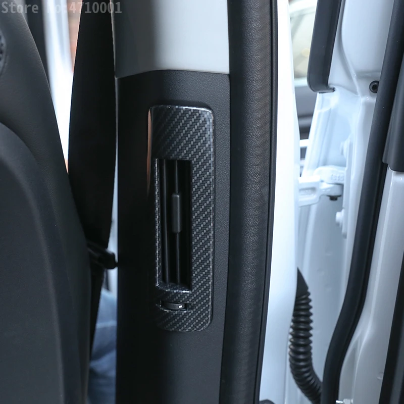 Карбоновый стиль ABS автомобиль B столб кондиционера решетка вентиляционного