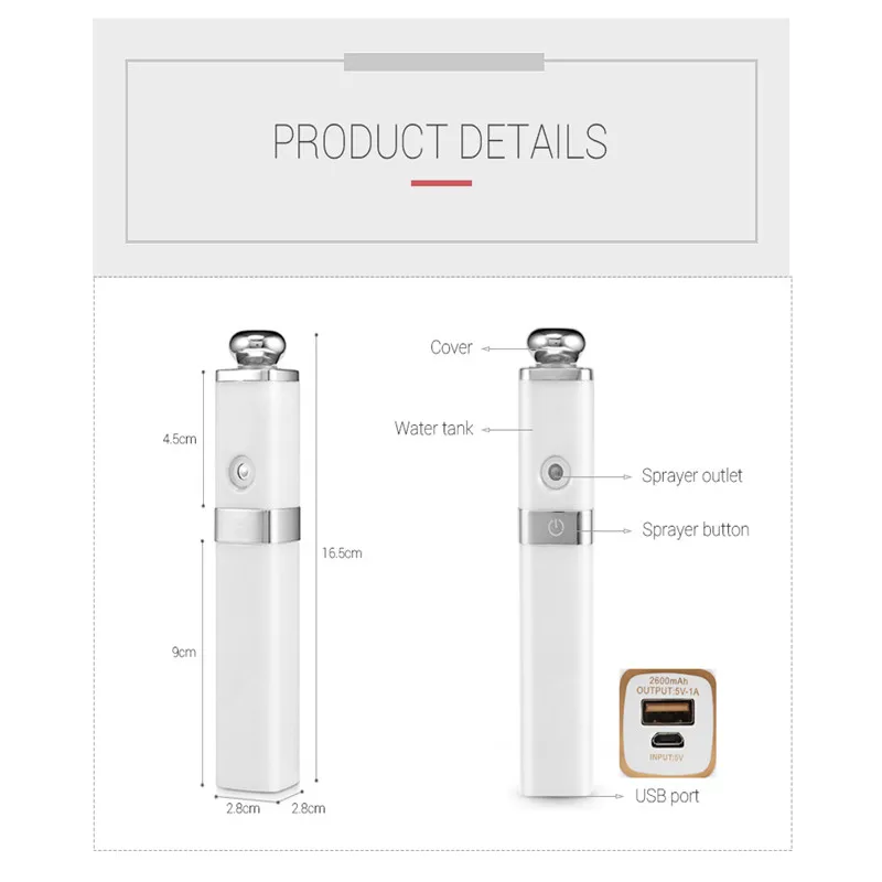 Портативный мини Usb нано распылитель тумана небулайзер для лица увлажнение парохода машина Мини спрей для лица для ухода за кожей лица офис Tr