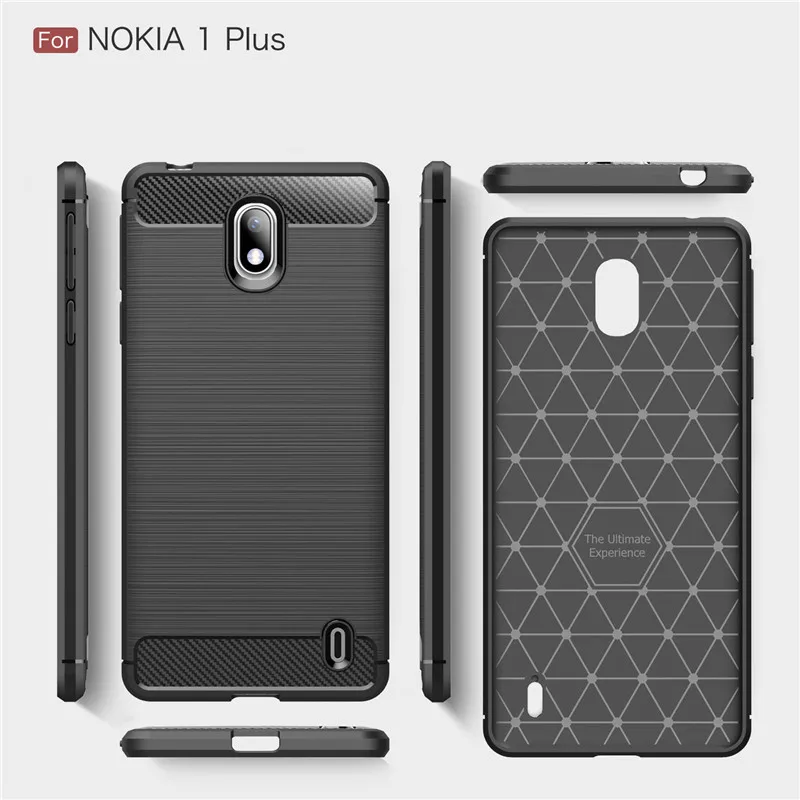 Для Nokia 1 Plus Чехол Мягкий ТПУ Силиконовый противоударный чехол для телефона 5 45