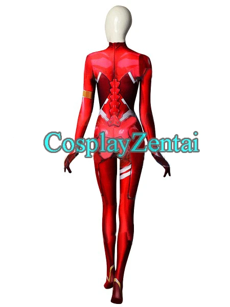 DARLING in the FRANXX Zero Two Cosplay Costume 3D Print Custom Made Zentai suit for halloween freeshipping |