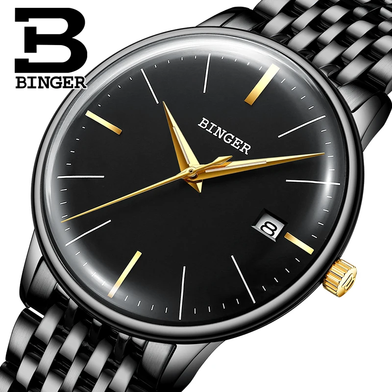 

BINGER Mechanical Men watch Luxury Brand Mens Automatic Watches Sapphire Wristwatches Male Watch Waterproof Reloj Hombre B5078M9