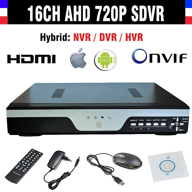 Камера видеонаблюдения 16 каналов 720P DVR H.264 2*4 ТБ|camera ip|cameras cameracamera support |
