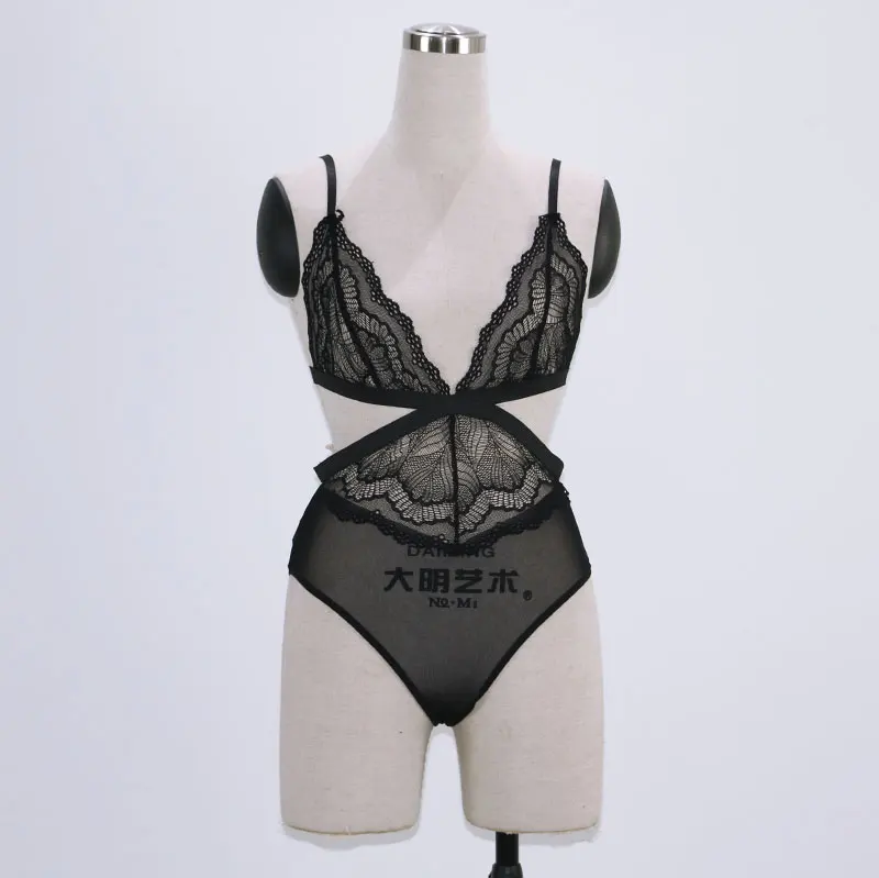 Женский прозрачный комбинезон BKLD облегающий сетчатый Боди без рукавов с