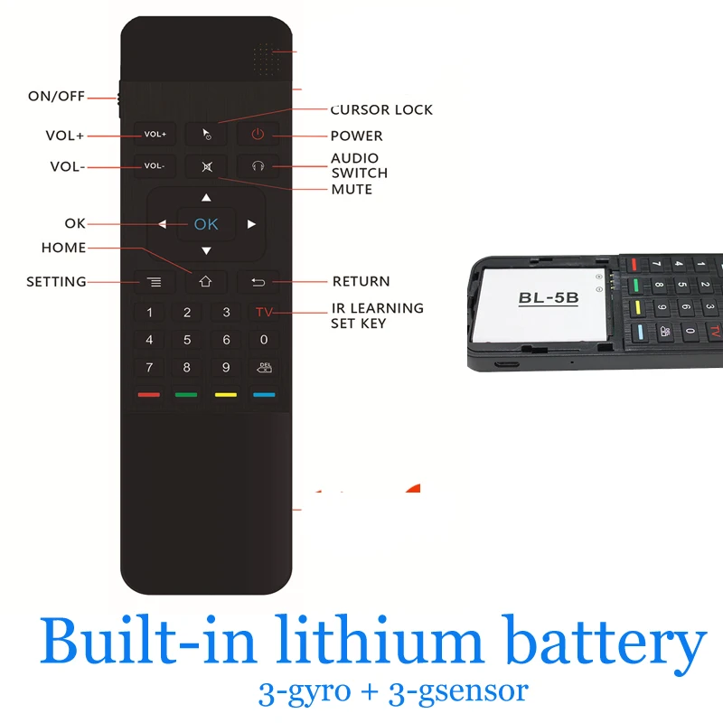 T3 стандартный мини пульт дистанционного управления air mouse беспроводная 2 4G mini fly