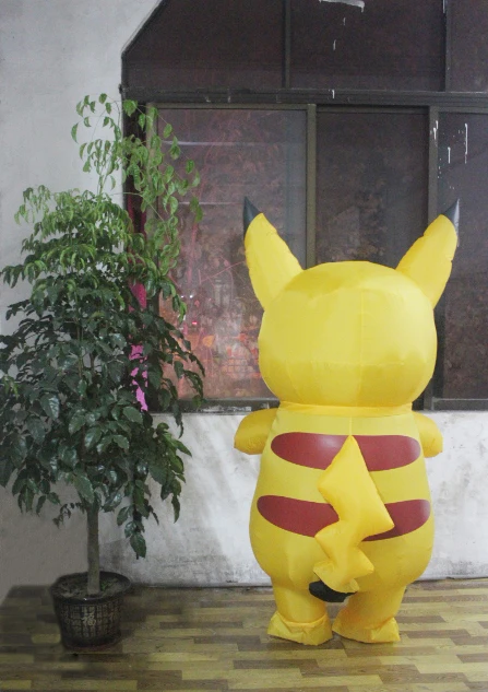 Пикачу надувной костюм костюмы на Хэллоуин способный преодолевать Броды для