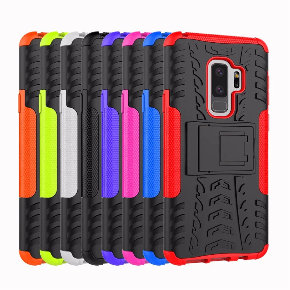 

Case For Samsung Galaxy S9 Cover Hybrid ShockProof Armor TPU +PC Phone Stand Case For Samsung Galaxy S9 plus Case S9 / S9 plus