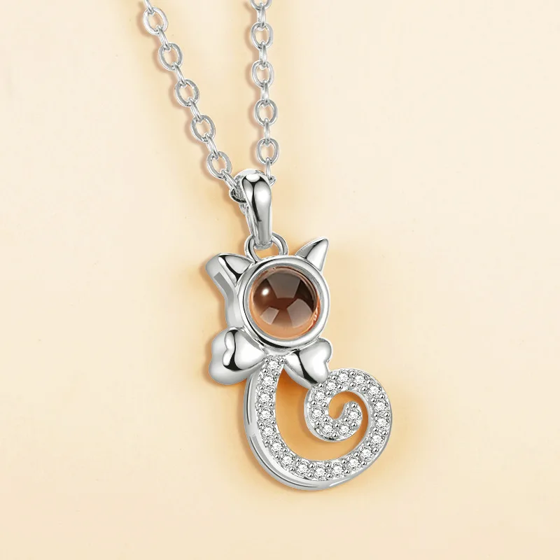 

100 Words Love Necklace Women Fashion Gift For