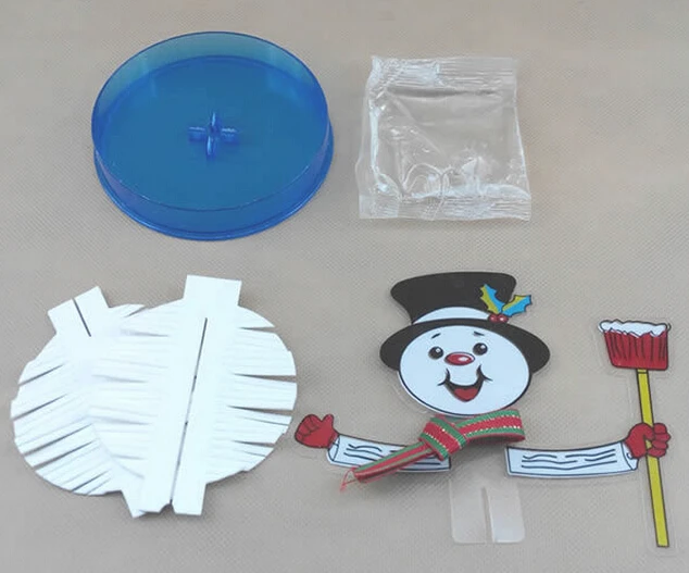 2019 175 мм DIY Белая Волшебная растущая бумага Снеговик кристальная елка Набор