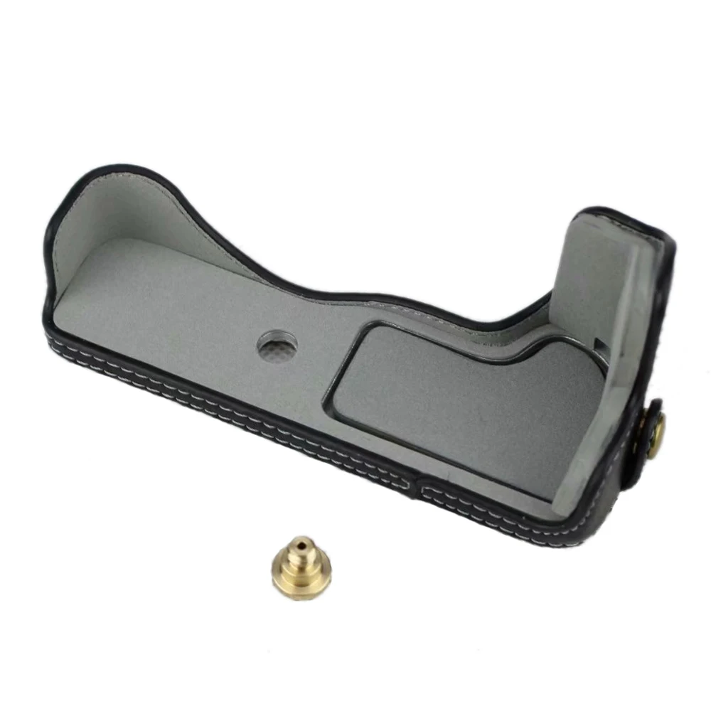 Получехол из искусственной кожи для Canon EOS M50 Digital SLR Camera коричневый черный