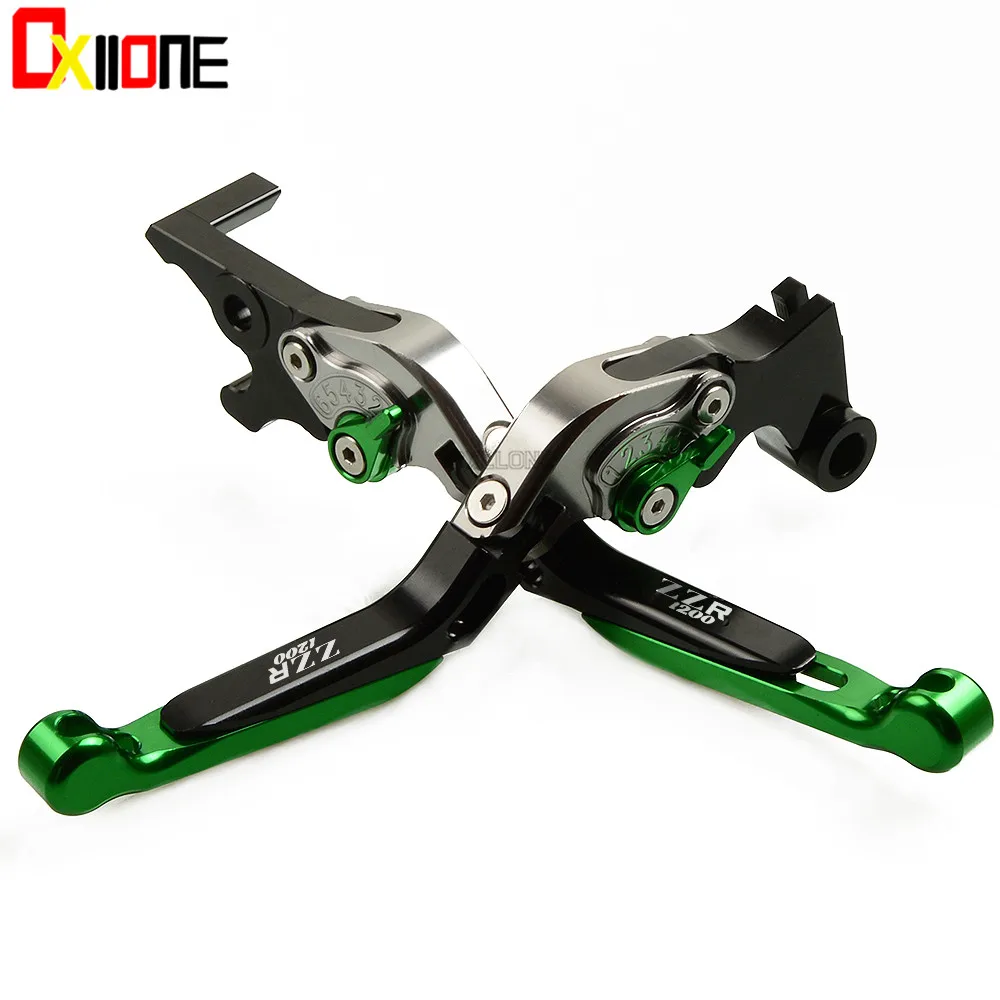 Набор для KAWASAKI ZZR1200 2002 2005 2003 мотоцикл Регулируемая Складная Выдвижная CNC Новые
