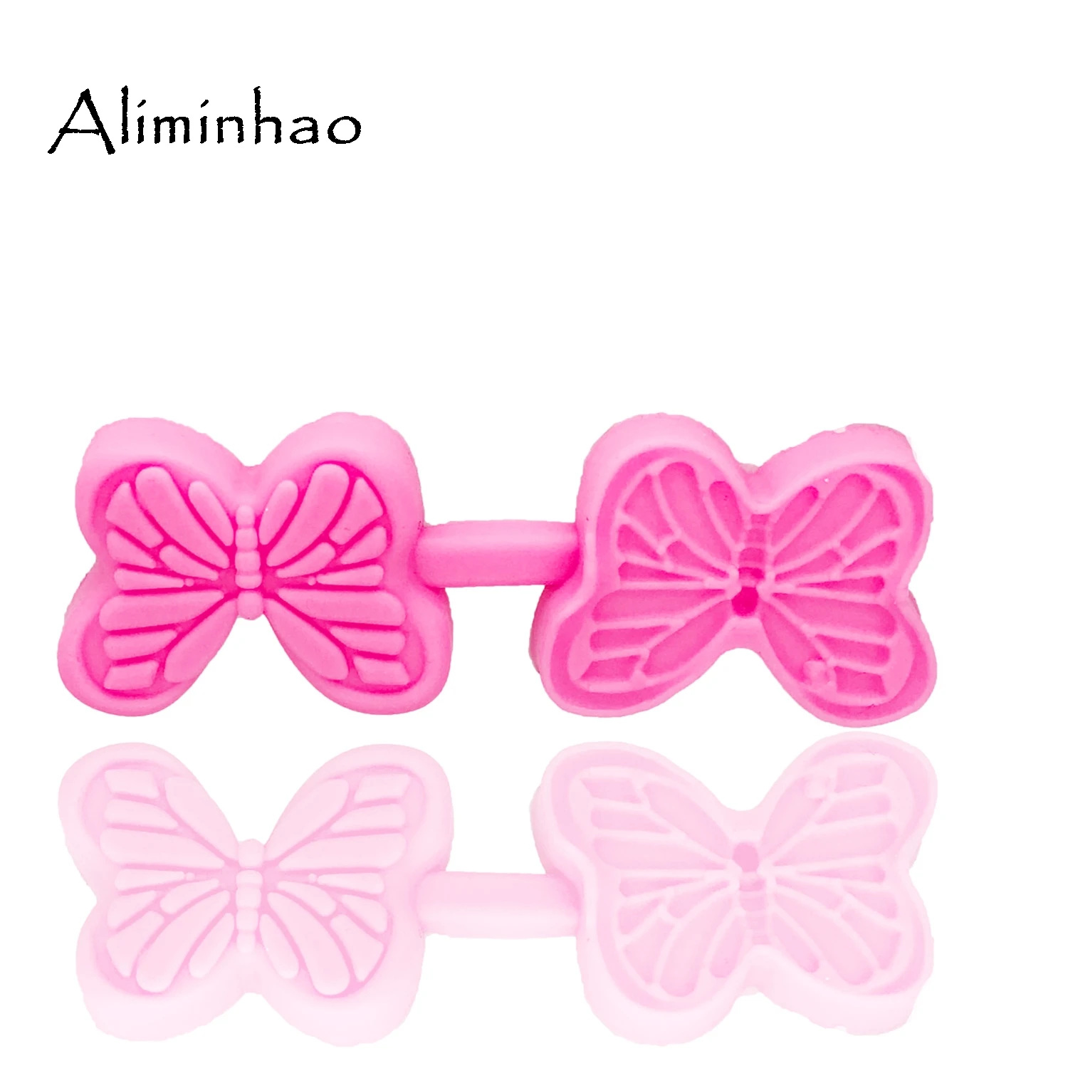 B1365 3D Силиконовая форма в виде бабочки сахарный десертный Candy Chocolate Molds Полимерная