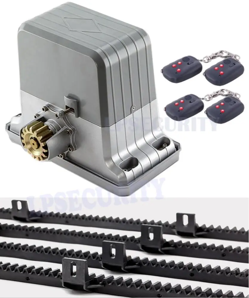 kit 2 heady duty 1800kg electric sliding gate motors/automatic gate opener - Цвет: kit 2