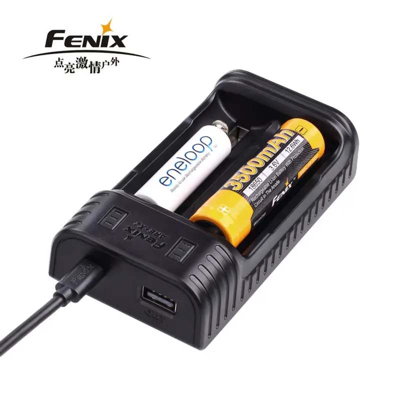 Оригинальное Двухканальное умное зарядное устройство FENIX для зарядки/разрядки