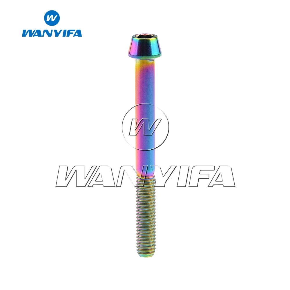 Титановый болт Wanyifa M5x 9 16 18 20 25 30 35 40 45 50 55 60 мм шестигранный ключ с конической
