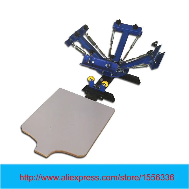 Ручная вращающаяся многоцветная трафаретная печатная машина для текстильной