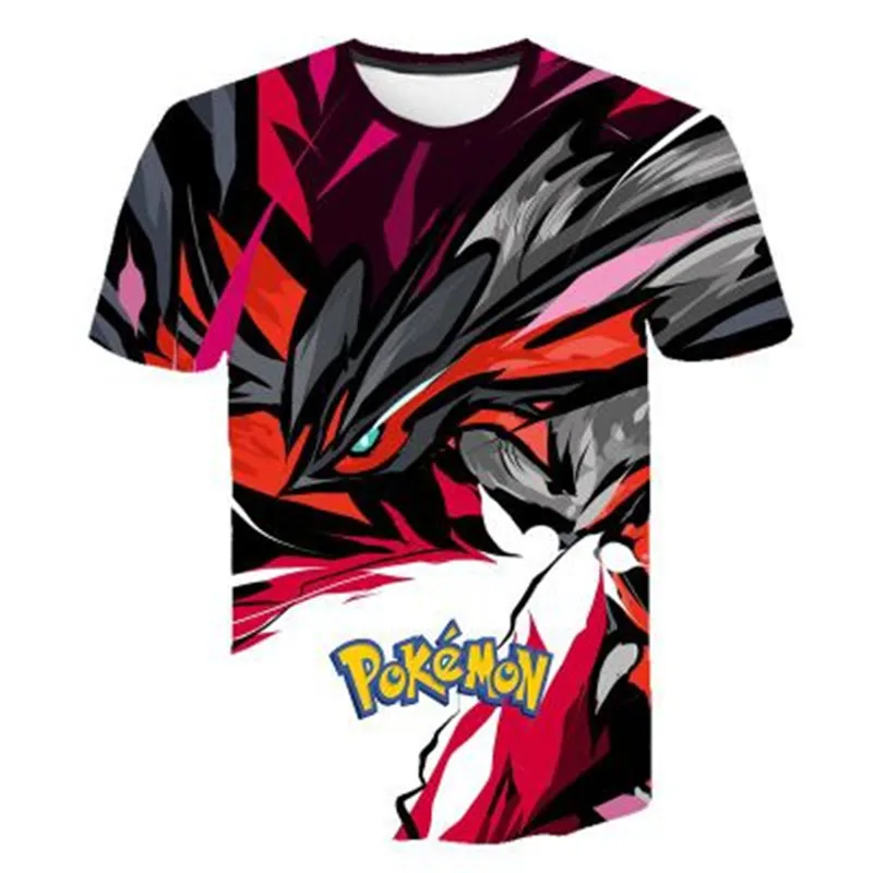 TS4130 New Movie Detective Pokemon Pikachu T shirt 3D Printed Children T-shirts Summer Tshirts Fashion Anime Cartoon Kids Clothes - Цвет: TS4130