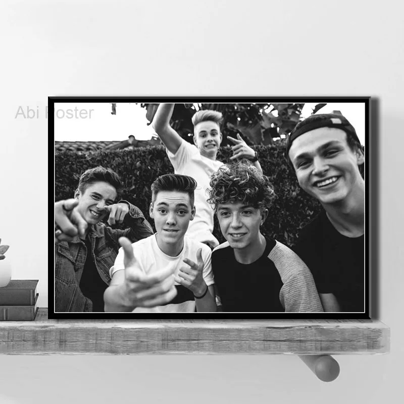 P002 почему мы не Jack Avery Зак Херрон Джона Marais поп-музыки Группа живопись Шелковый Холст плакат стены домашний декор, произведение искусства