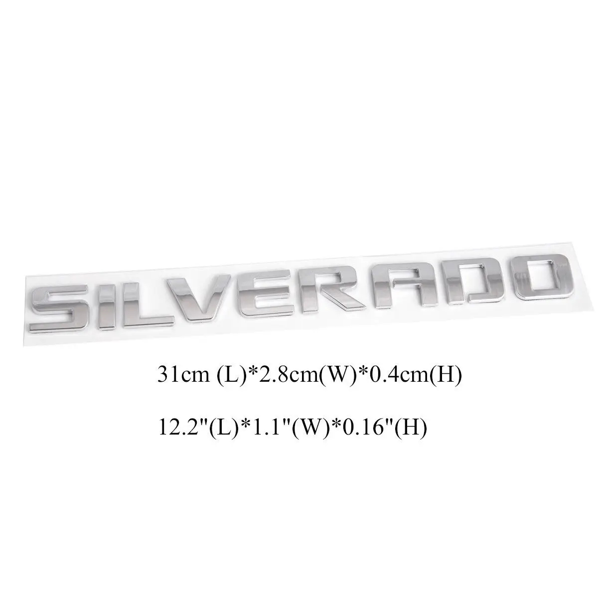 SILVERADO Автомобильный задний багажник эмблема для багажника таблички значок для Chevy 1500 2500 3500