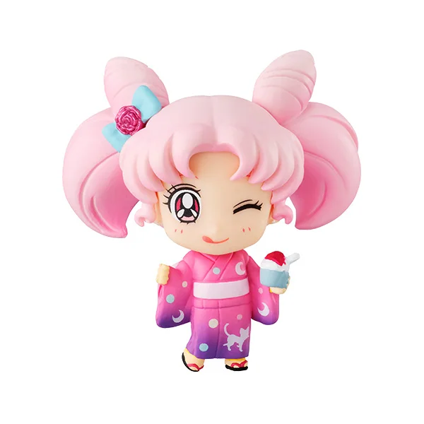 PrettyAngel-megahouse натуральный Petit Chara Pretty Guardian Сейлор Мун Усаги и Цукино чибиуса игрушки Мини фигурки