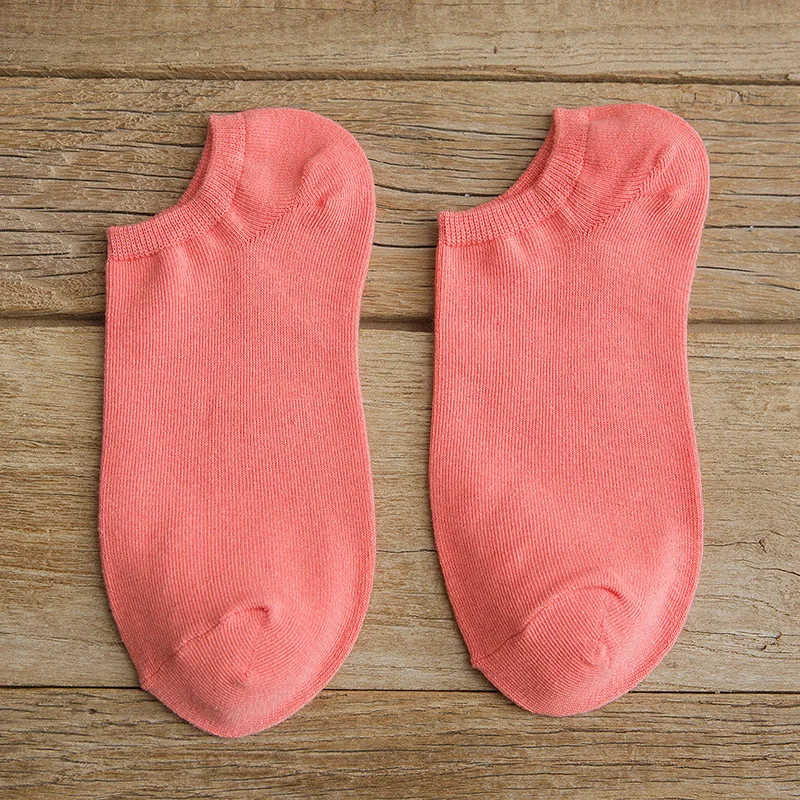 Женские хлопковые носки летние короткие по щиколотку женские без показа
