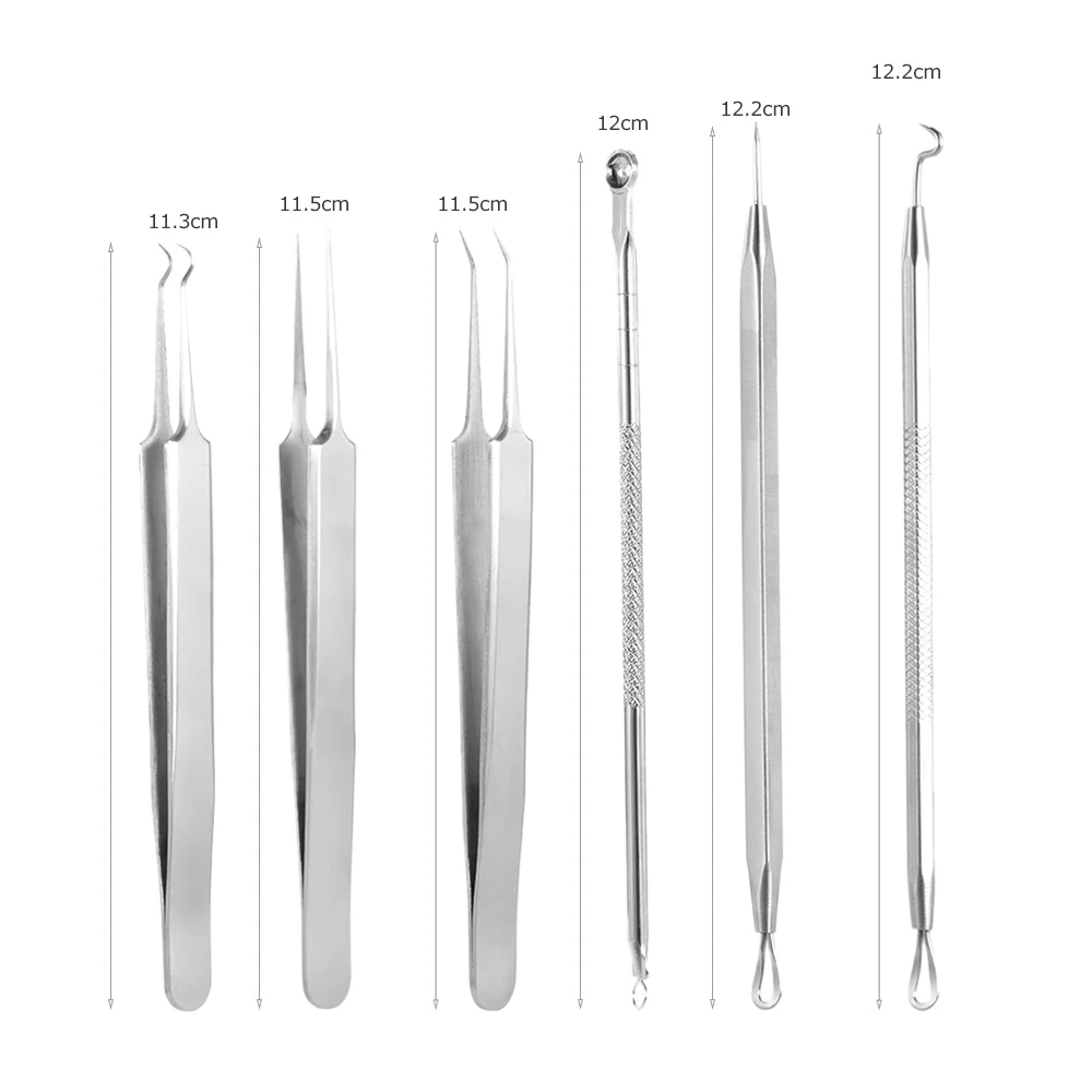 6 шт. пинцет для удаления чёрных точек|extractor comedon|extractor cleanerextractor remover |