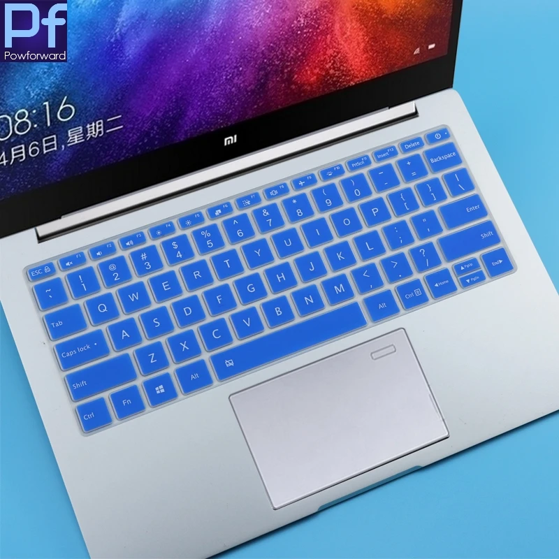 Для Xiaomi mi Air 13,3 дюймов mi book Air 13 mi notebook 13 силиконовый чехол с клавиатурой для ноутбука защитная пленка 13