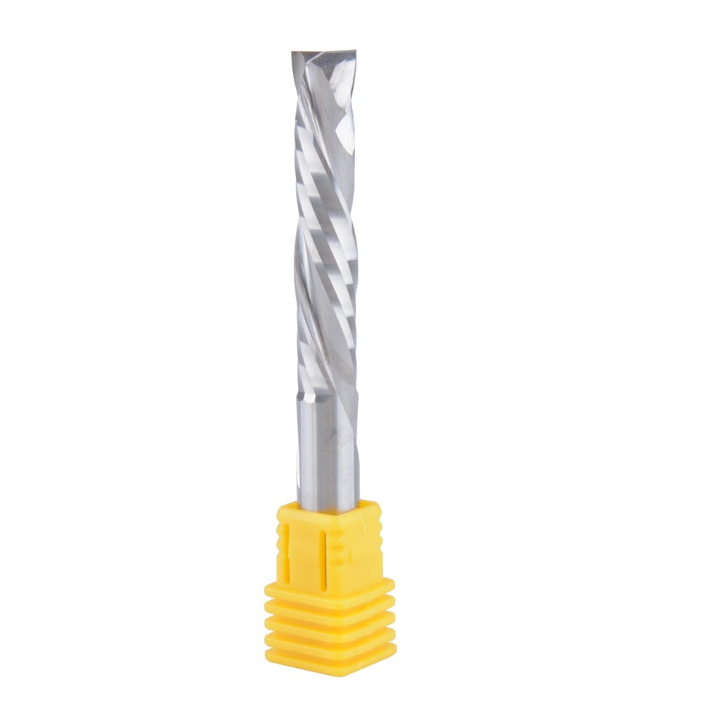 

Up & Down Cut Mill 8x42mm 2 Flute Woodworking Router Bits for Wood PVC MDF Plastic, CNC Carbide End Mill Bits Router Cutter